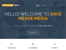 Tablet Screenshot of davemeademedia.com